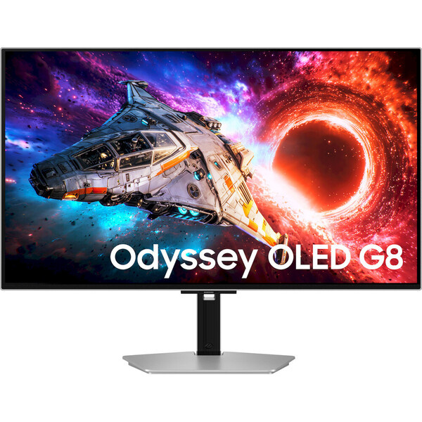 Samsung Odyssey OLED G8/LS32HG800SUXEN/32"/OLED/4K UHD/240Hz/0,03ms/Stříbrná/2R