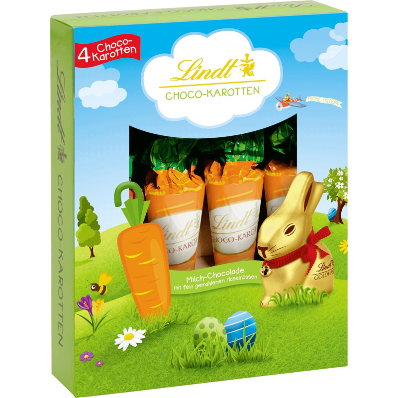 Lindt Velikonoční čokoládové mrkvičky