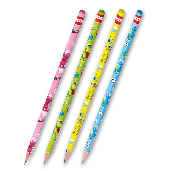 Tužka Kores Fantasy tvrdost HB (číslo 2), mix barev