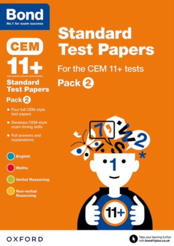 CEM: Bond 11+ Standard Test Papers: Ready for the 2026 Cambridge Select Insight exam - Alison Primrose, Bond 11+, Michellejoy Hughes