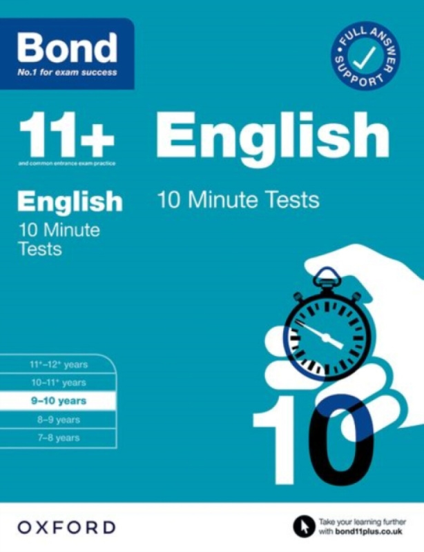 Bond 11+ English 10 Minute Tests for Age 9-10 | For 2026 GL Assessment & other 11 plus entrance exams - Lindsay Sarah, Bond 11+