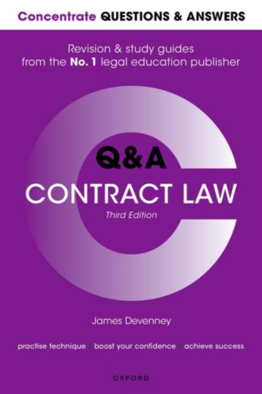 Concentrate Questions and Answers Contract Law - James  Devenney