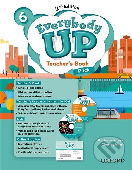 Everybody Up 6: Teacher´s Book Pack with DVD, Online Practice and Teacher´s Resource Center CD-ROM, 2nd - kniha z kategorie Jazykové učebnice a…