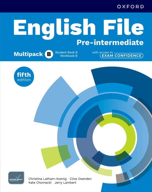 English File Fifth Edition Pre-Intermediate Multipack B with access to Exam Confidence Oxford University Press