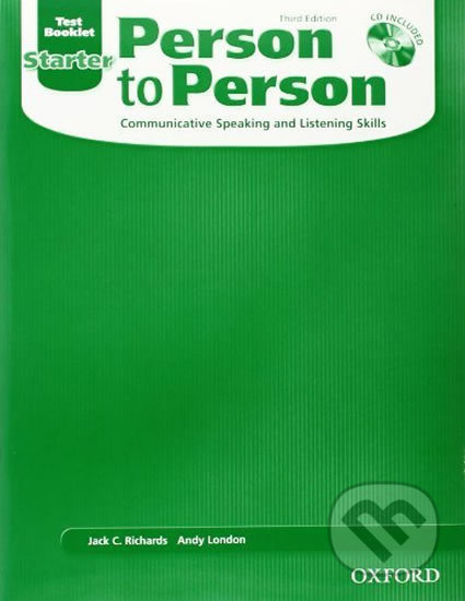 Person to Person Starter: Test Booklet + CD (3rd) - Jack C. Richards - kniha z kategorie Jazykové učebnice a slovníky