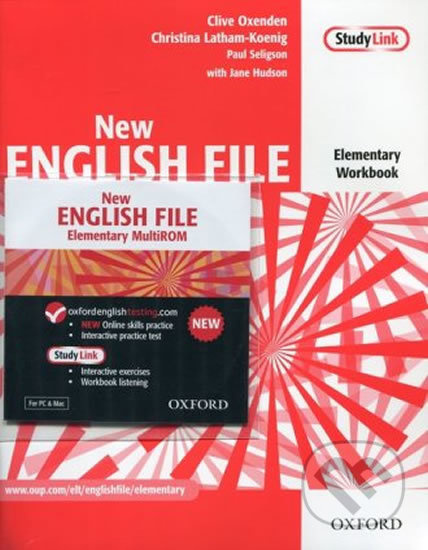 New English File Elementary: Workbook with Multi-ROM Pack - kniha z kategorie Jazykové učebnice a slovníky