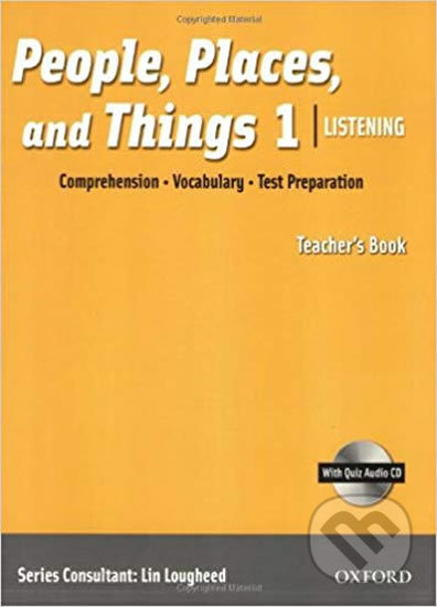 People, Places and Things Listening 1: Teacher´s Book + Audio CD Pack - kniha z kategorie Jazykové učebnice a slovníky