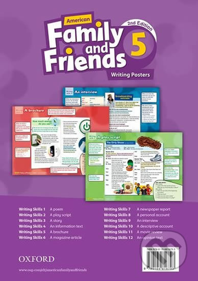 Family and Friends American English 5: Writing Posters (2nd) - kniha z kategorie 1. stupeň