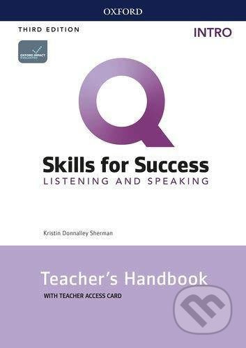 Q: Skills for Success: Listening and Speaking Intro - Teacher´s Access Card, 3rd - kniha z kategorie Jazykové učebnice a slovníky