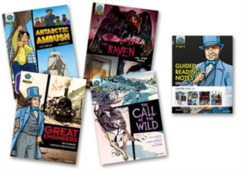 Project X Origins Graphic Texts: Dark Red+ Book Band, Oxford Level 19: Mixed Pack of 4 - Ben Hubbard, Alan Gibbons, Ciaran Murtagh, James Clements