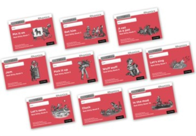 Read Write Inc. Phonics: Red Ditty Black & White Books (Mixed Pack of 10) - Gill Munton