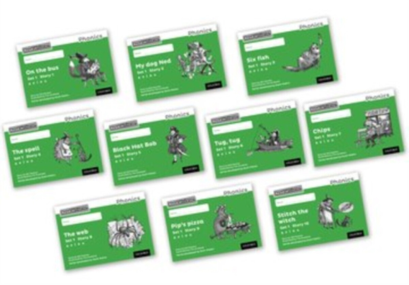 Read Write Inc. Phonics: Green Set 1 Core Black & White Storybooks (Mixed Pack of 10) - Gill Munton