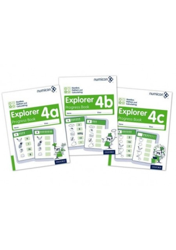 Numicon: Number, Pattern and Calculating 4 Explorer Progress Books ABC (Mixed pack) Oxford University Press
