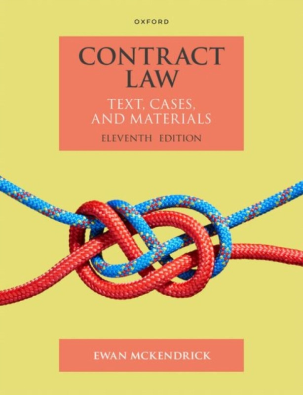 Contract Law - Ewan  McKendrick