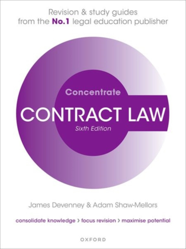 Contract Law Concentrate - James  Devenney, Adam  Shaw-Mellors