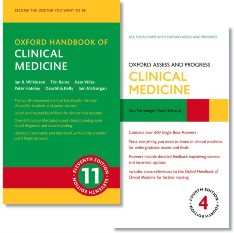 Oxford Handbook of Clinical Medicine and Oxford Assess and Progress: Clinical Medicine pack - Dearbhla  Kelly, Tim  Raine, Peter  Hateley, Kate  Wiles