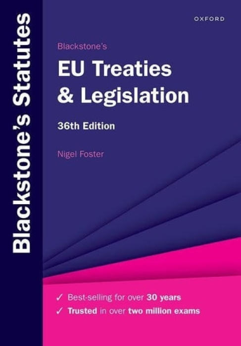 Blackstone's EU Treaties & Legislation - Nigel Foster - kniha z kategorie Právo