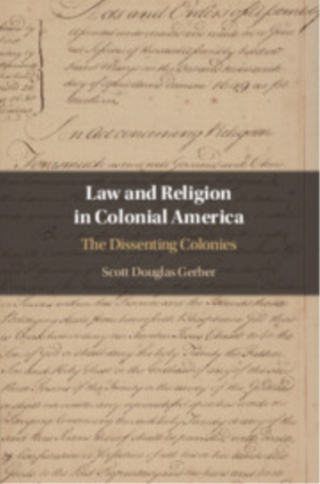 Cambridge University Press Law and Religion in Colonial America - Gerber, Scott Douglas (Ohio Northern University)