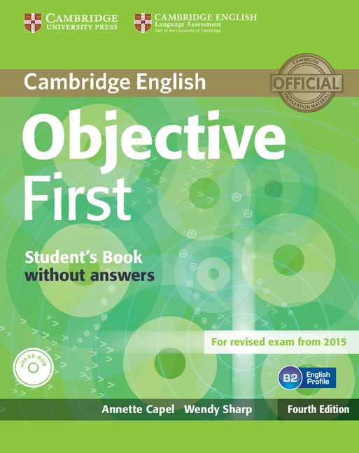 Objective First 4th Edition Student´s Book without Answers with CD-ROM Cambridge University Press