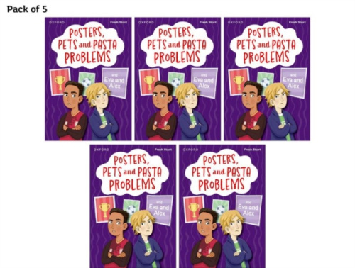 Oxford University Press Read Write Inc. Fresh Start Readers: Book 13: Posters, Pets and Pasta Problems & Eva and Alex - Pack of 5 - Heapy, Teresa a Dhami, Narinder