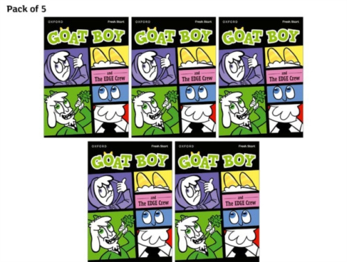 Oxford University Press Read Write Inc. Fresh Start Readers: Book 14: Goat Boy & The EDGE Crew - Pack of 5 - Thomas, Isabel a Kuenzler, Lou