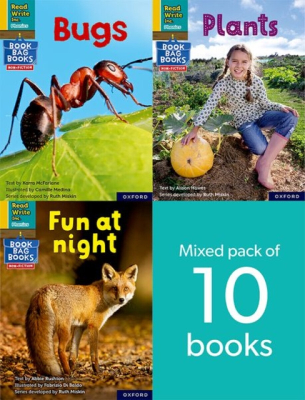 Read Write Inc. Phonics Book Bag Books: Yellow Set 5: Non-Fiction Mixed Pack of 10 - Abbie Rushton, Alison Hawes, Adrian Bradbury, Karra McFarlane