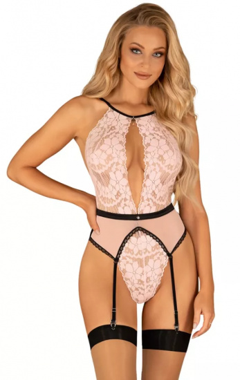 Růžové body Sweet Amara, L–XL